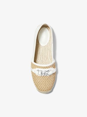 Espadrille Ember en paille et en cuir