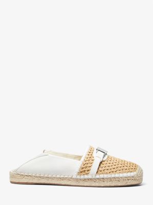 Espadrille Ember en paille et en cuir