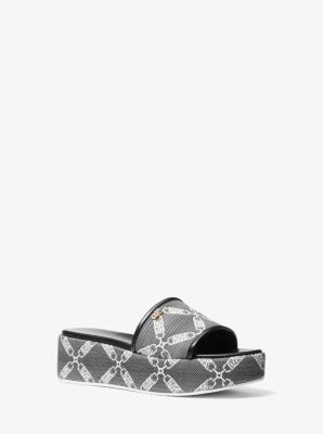 Ember Empire Logo Jacquard Platform Sandal image number 0