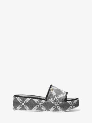 Ember Empire Logo Jacquard Platform Sandal