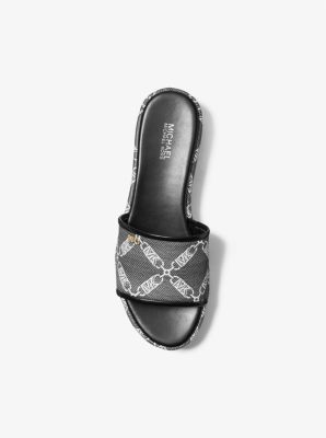 Ember Empire Logo Jacquard Platform Sandal image number 2