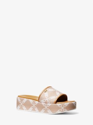 Ember Empire Logo Jacquard Platform Sandal