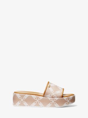 Ember Empire Logo Jacquard Platform Sandal