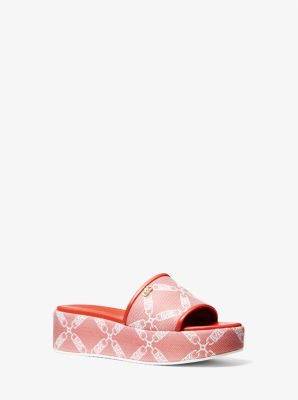 Ember Empire Logo Jacquard Platform Sandal