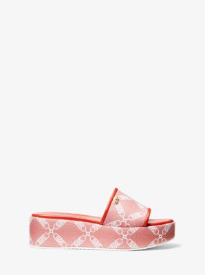 Ember Empire Logo Jacquard Platform Sandal