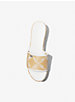 Ember Empire Logo Jacquard Straw Platform Sandal image number 2