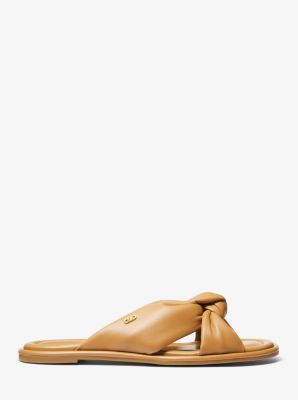 Elena Leather Slide Sandal