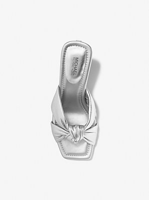 Elena Metallic Leather Sandal