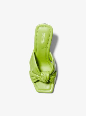 Michael kors sandals womens green online