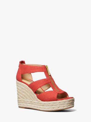 Etta Linen Blend Wedge Sandal image number 0