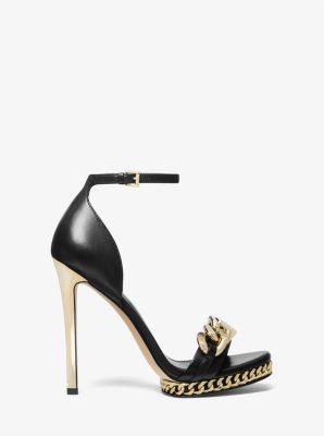 Jordyn Embellished Leather Platform Sandal image number 1