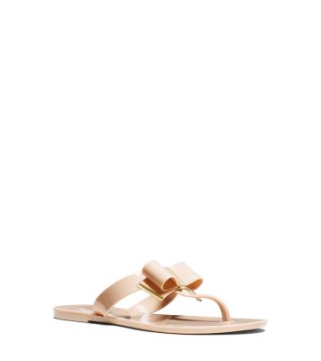 michael kors bow flip flops