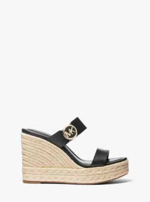 Lucinda Leather Wedge Sandal