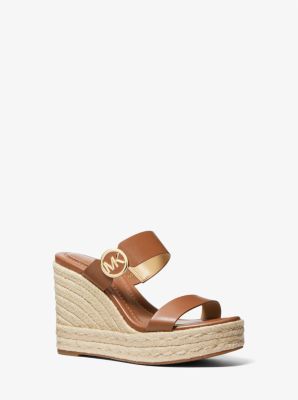 Lucinda Leather Wedge Sandal image number 0