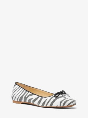 Nori Zebra Jacquard Ballet Flat image number 0