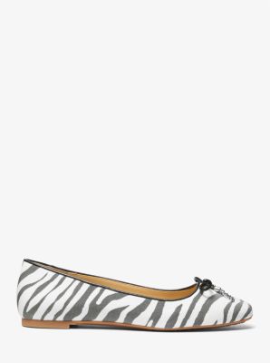 Nori Zebra Jacquard Ballet Flat image number 1