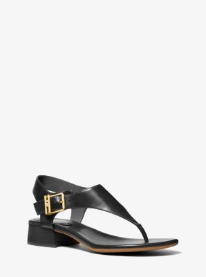 Robyn Leather Sandal Michael Kors