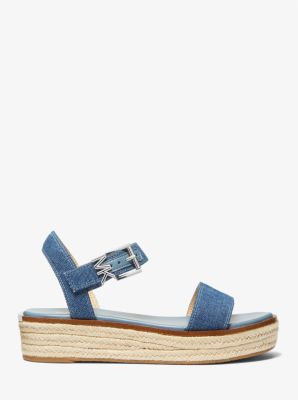 Richie Denim Platform Espadrille Sandal | Michael Kors [US]