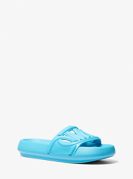 Michaelkors Splash Scuba Slide Sandal,SANTORINI BLUE