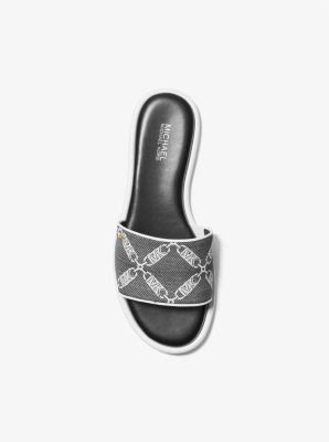 Saylor Empire Logo Jacquard Slide Sandal