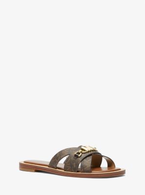 Michael kors signature sandals online