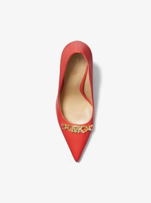 Michael kors red pumps on sale