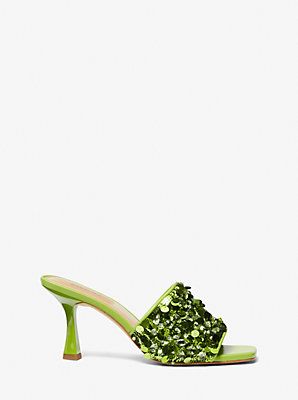 Limited-Edition Tessa Hand-Embellished Mule