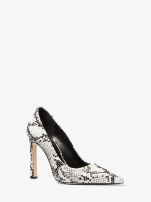 Amara Snake Embossed Leather Pump image number 0