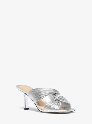 Alessia Metallic Mule Sandal image number 0