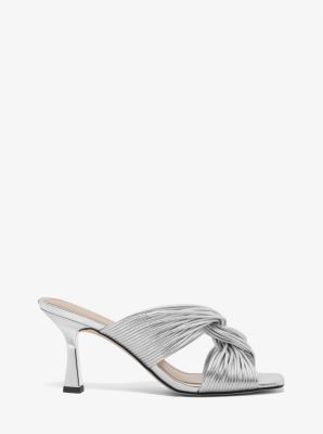 Alessia Metallic Mule Sandal