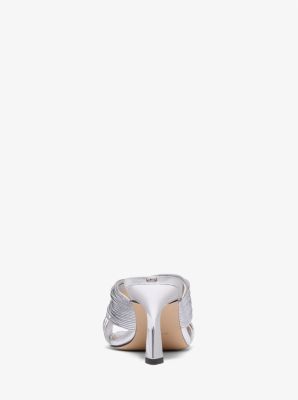 Alessia Metallic Mule Sandal