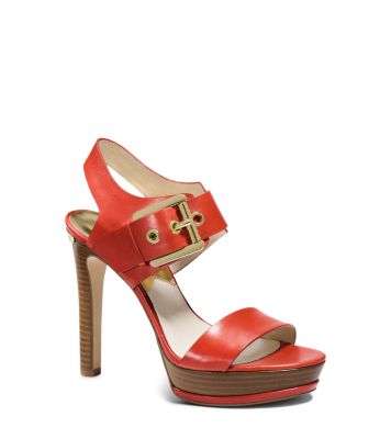 Becca Leather Platform Sandal | Michael Kors