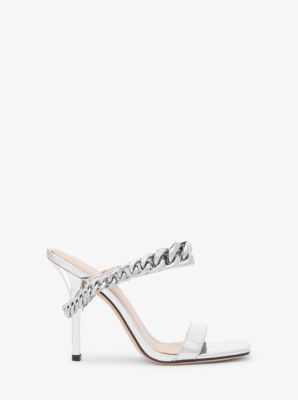 Bianca Embellished Metallic Leather Sandal image number 1