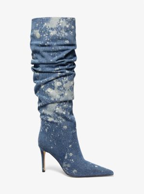 Dawn Splattered Denim Boot image number 0