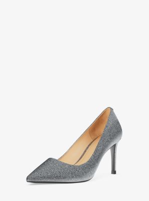 Pumps Alina aus Leder mit Glitzer
