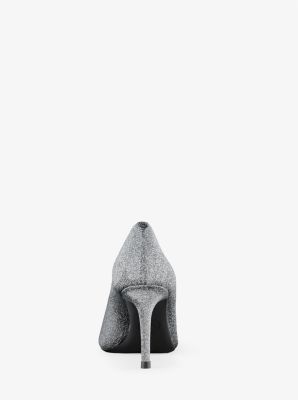 Pumps Alina aus Leder mit Glitzer