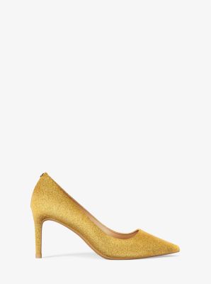 Pumps Alina aus Leder mit Glitzer in BRONZE | Michael Kors