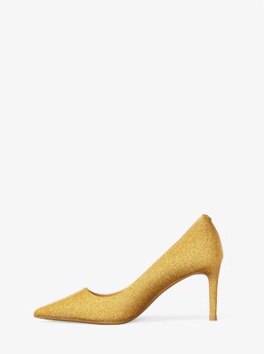 Pumps Alina aus Leder mit Glitzer in BRONZE | Michael Kors