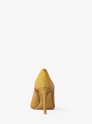 Pumps Alina aus Leder mit Glitzer in BRONZE | Michael Kors