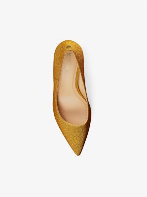 Pumps Alina aus Leder mit Glitzer in BRONZE | Michael Kors