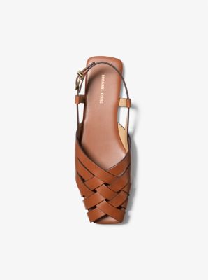 Irene Woven Leather Slingback Sandal image number 2