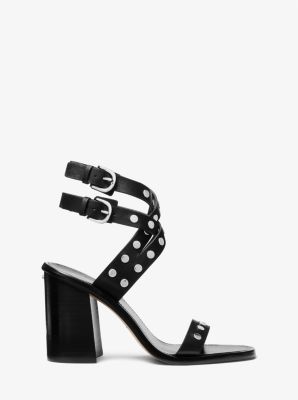 Irene Studded Leather Block Heel Sandal image number 1