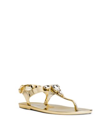 miley metallic jelly sandal