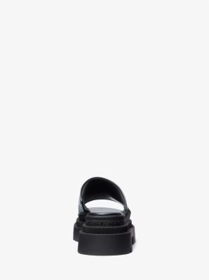 Kendra Empire Diamond Jacquard Denim Slide Sandal