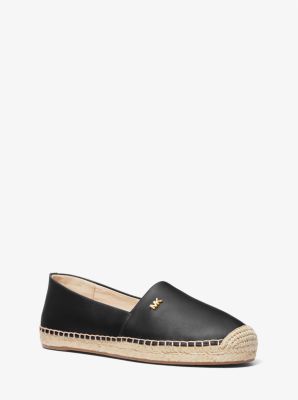 Kendrick Leather Slip On Espadrille Michael Kors