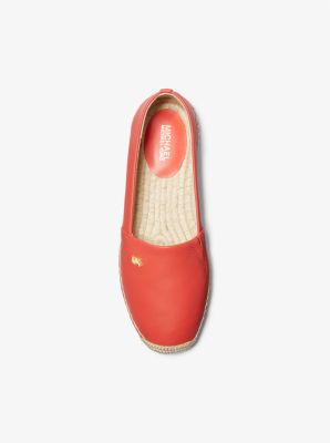 Michael michael kors kendrick pebbled leather espadrille sale