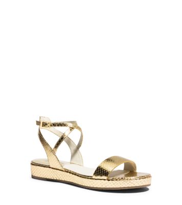 Kaylee Metallic Leather Sandal 