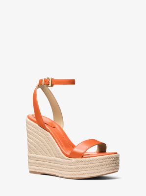 Leighton Leather Wedge Sandal