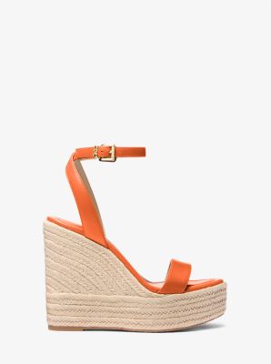 Leighton Leather Wedge Sandal
