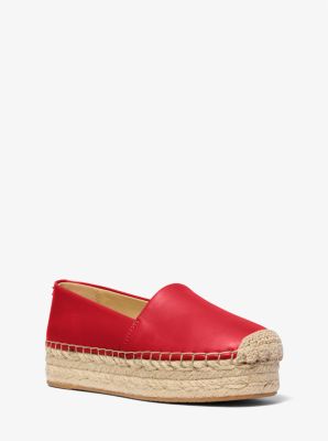 Lynn Leather Platform Espadrille